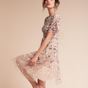 Needle & Thread Bobbie Dress Champagne